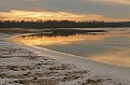  coucher de soleil,lac,neige 